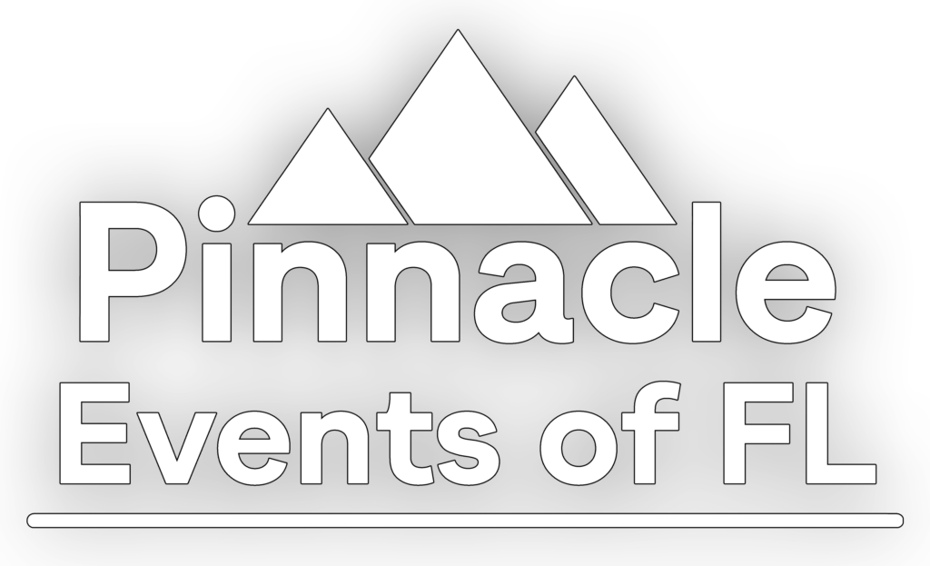 Pinnacle Events Logo • Official logo of Pinnacle Events, Florida’s premier destination management company specializing in luxury event planning, transportation, and experiential services • Pinnacle Events Florida • Florida's Premium Destination Management Company • PinnacleEventsFL.com